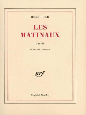 cover image of Les Matinaux